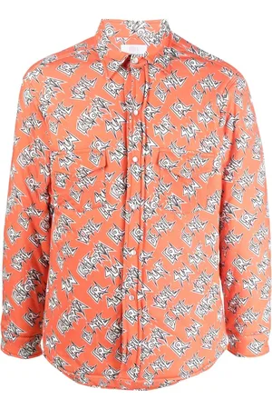 ERL Logo-print cotton shirt