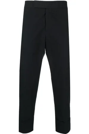 SAPIO Flap-pockets cotton cropped trousers