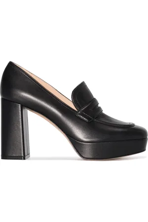 Gianvito Rossi 100mm platform leather loafers