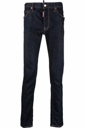 Dsquared2 Logo print slim-fit jeans