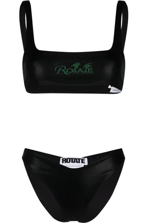 ROTATE Sunday metallic two-piece bikini