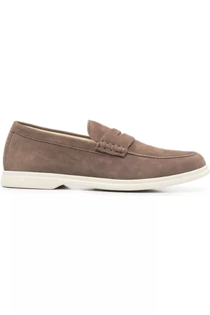 CANALI Men Loafers - Slip-on penny slot loafers