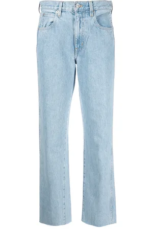 SLVRLAKE Mid-rise washed jeans