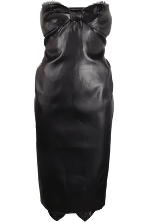 Saint Laurent Strapless mid-length dress