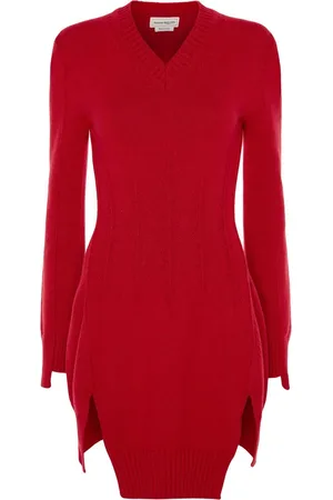 Alexander McQueen Knitted tunic jumper