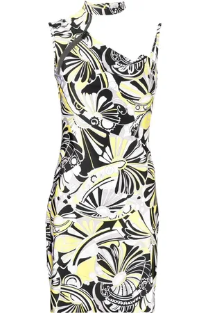 COPERNI Abstract-print cut-out dress