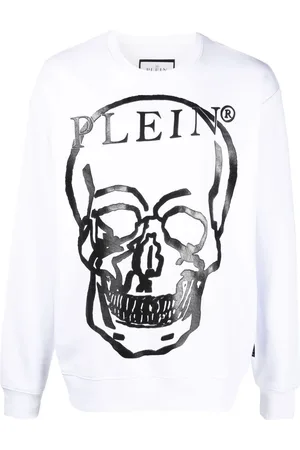 Philipp Plein Skull-print long-sleeve sweatshirt