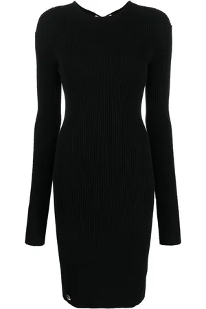 Philipp Plein Lace-up detailed midi dress