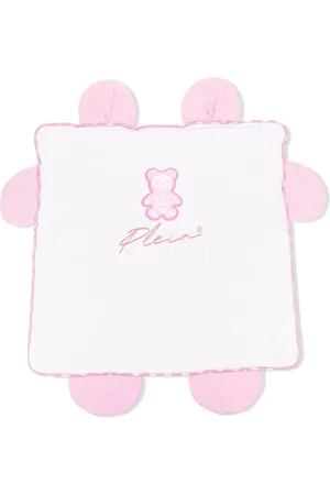 Philipp Plein Embroidered-logo detail blanket