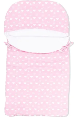Philipp Plein All-over heart-print sleep bag
