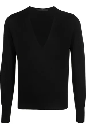 SAPIO V-neck long-sleeve jumper
