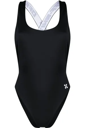OFF-WHITE Logo-appliqué swimsuit