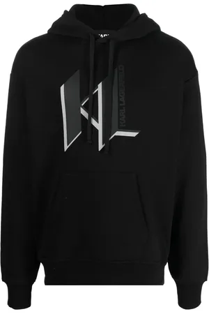 Karl Lagerfeld Logo-print cotton hoodie
