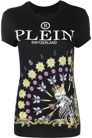 Philipp Plein Skeleton-print round neck T-shirt