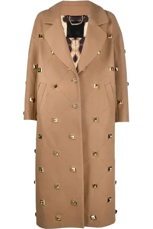 Philipp Plein Stud-detailed button-front coat