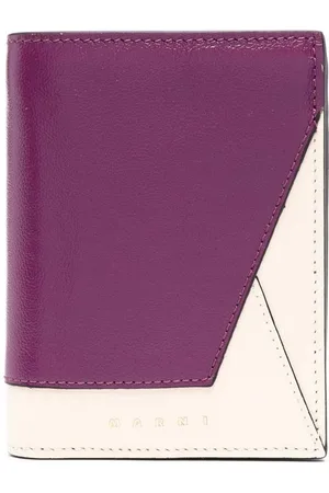 Marni Colour-block logo leather wallet