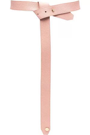 Agnona Pebble-leather knotted belt