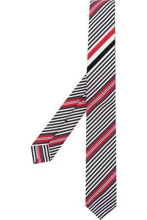 Thom Browne Diagonal stripe knitted tie