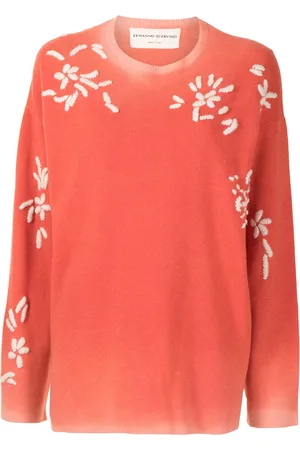 ERMANNO SCERVINO Floral-embroidered jumper