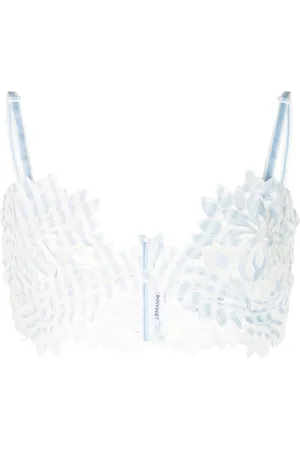 ERMANNO SCERVINO Lace-patterned cropped top
