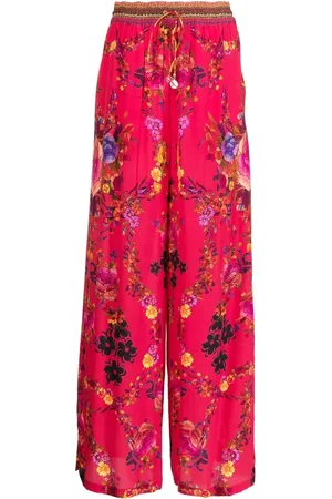 Camilla View From The Veil floral-print silk pants