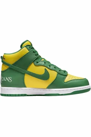 Nike X Supreme SB Dunk High "By Any Means - /Yellow" sneakers
