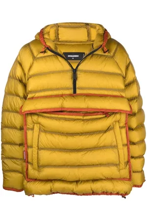 Dsquared2 Contrasting-trim padded coat
