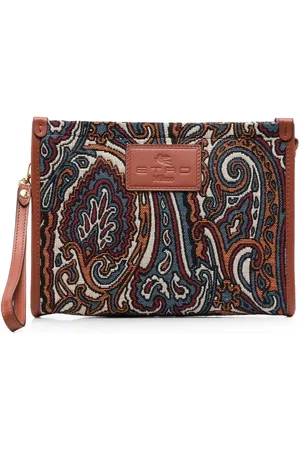 Etro Paisley-print clutch bag