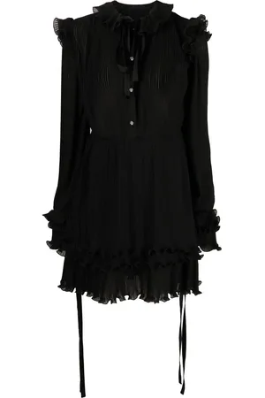 Philipp Plein Ruffled pliss?? midi dress