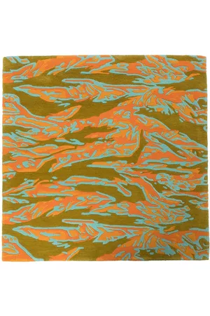 Maharishi Abstract-print wool rug