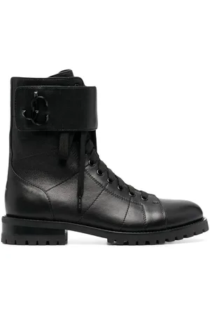 Jimmy Choo Ceirus flat lace-up boots