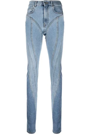 MUGLER Seam-detail skinny jeans