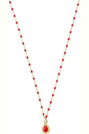 GIGI CLOZEAU 18kt yellow Mini Lucky Cashmere 42cm necklace