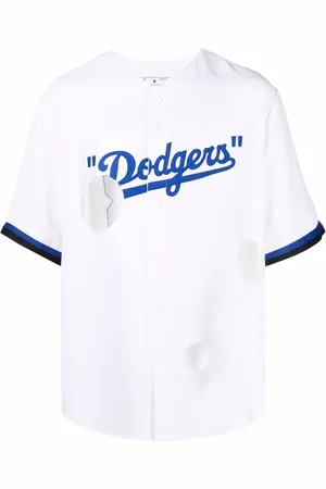 OFF-WHITE LA Dodgers cut-out shirt