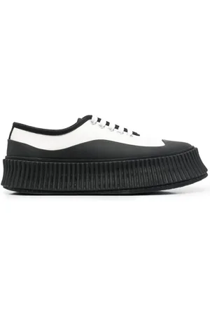 Jil Sander Chunky-soled lace-up sneakers