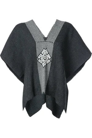 Voz V-neck draped sleeved top