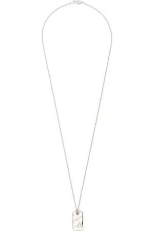 Dower and Hall Hammered-charm chain necklace