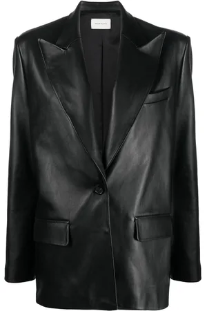 MAGDA BUTRYM Oversized leather blazer