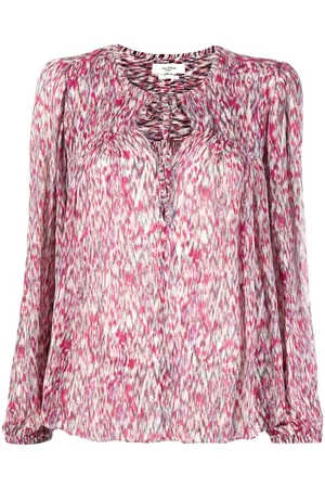 Marant Etoile Abstract-print blouse