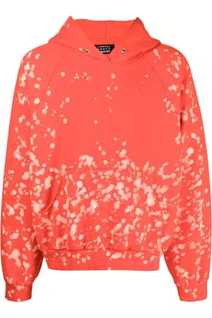 Liberal Youth Ministry Bleach-splash cotton hoodie