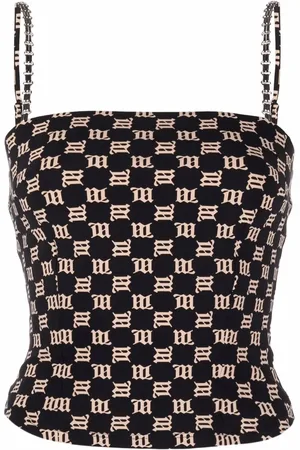 MISBHV Monogram-print tank top