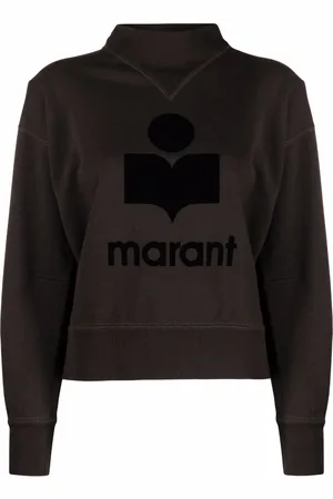 Marant Etoile Moby flocked-logo sweatshirt