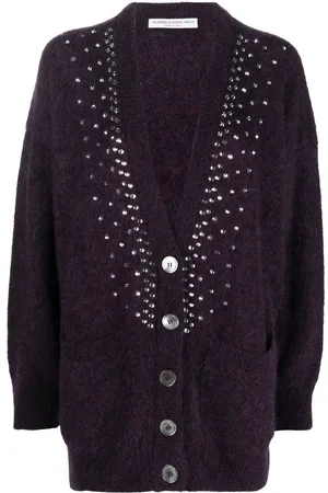 Alessandra Rich Stud-embellished cardigan