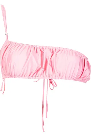 Supriya Lele Ruched asymmetric bikini top