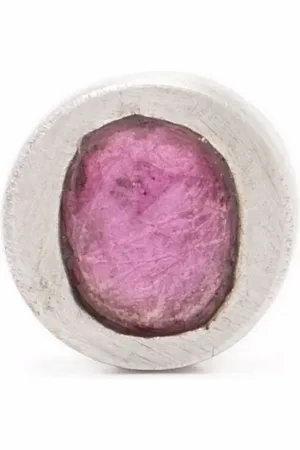 PARTS OF FOUR Ruby stud earring