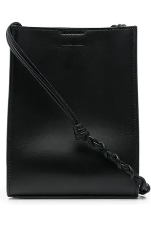 Jil Sander Braided-strap leather shoulder bag