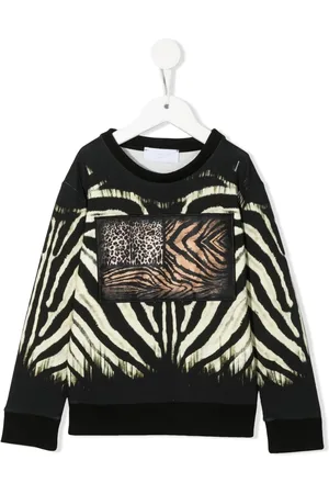 Roberto Cavalli Animal-print crewneck sweatshirt