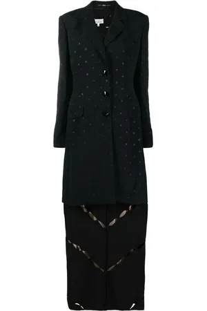 Gianfranco Ferré 1990s embroidered dress-jacket set