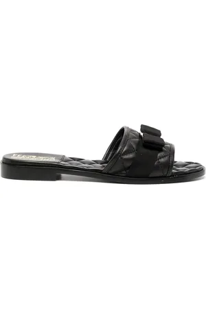 Salvatore Ferragamo Vara bow quilted slides
