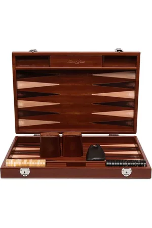 HECTOR SAXE Leather backgammon set